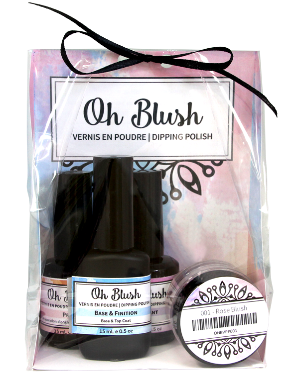 oh blush dip powder polish