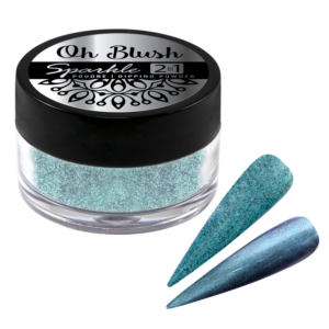 Oh Blush Sparkle Poudre 2 en 1 - 1002 Mermaid Tears (0.5oz)  Bleu|Brillants|Vert