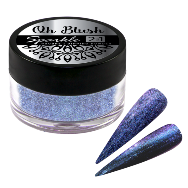 Oh Blush Sparkle Poudre 2 en 1 - 1003 Moondance (0.5oz)  Bleu|Brillants