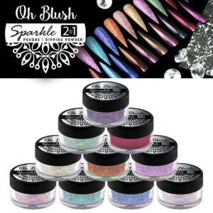 Oh Blush Sparkle Poudre 2 en 1 Coll. 1 (1001-1010) 10pcs  Selon la sélection
